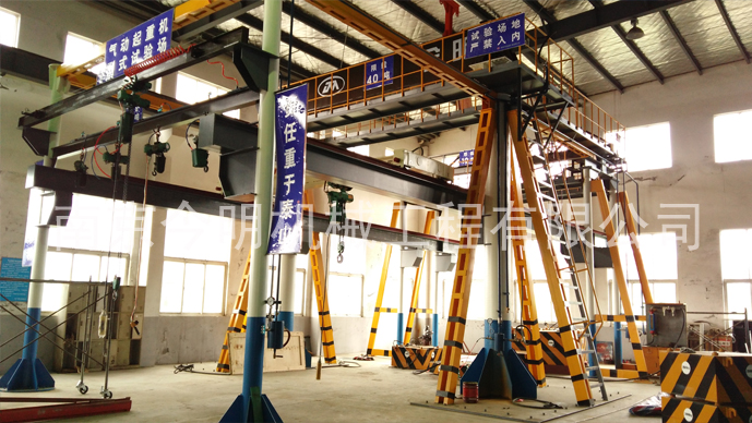 本公司型式試驗(yàn)場(chǎng)及氣動(dòng)橋式起重機(jī)正式啟用啦！
